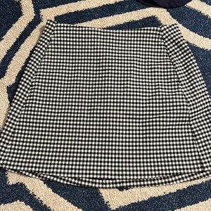 Checkered skirt